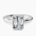 Calliope Bezel Floating Solitaire Lab Diamond Engagement Ring in 14ct White Gold