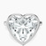Pre-Designed Platinum Calliope Bezel Floating Solitaire Lab Diamond Ring
