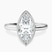 Calliope Bezel Floating Solitaire Lab Diamond Engagement Ring in Platinum