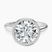 Pre-Designed 10kt White Gold Calliope Bezel Floating Solitaire Lab Diamond Ring