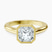 Calliope Bezel Floating Solitaire Lab Diamond Engagement Ring in 18kt Yellow Gold