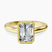 Calliope Bezel Floating Solitaire Lab Diamond Engagement Ring in 14ct Yellow Gold