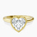 Calliope Bezel Floating Solitaire Lab Diamond Engagement Ring in 14ct Yellow Gold