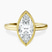 Calliope Bezel Floating Solitaire Lab Diamond Engagement Ring in 14ct Yellow Gold