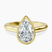 Calliope Bezel Floating Solitaire Lab Diamond Engagement Ring in 10kt Yellow Gold