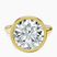 Pre-Designed 14kt Yellow Gold Calliope Bezel Floating Solitaire Lab Diamond Ring