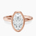 Eugenia Classic Bezel Solitaire Lab Diamond Engagement Ring in 18ct Rose Gold