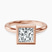 Eugenia Classic Bezel Solitaire Lab Diamond Engagement Ring in 14ct Rose Gold