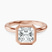 Eugenia Classic Bezel Solitaire Lab Diamond Engagement Ring in 9ct Rose Gold