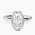 Eugenia Classic Bezel Solitaire Lab Diamond Engagement Ring in 9ct White Gold