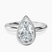 Eugenia Classic Bezel Solitaire Lab Diamond Engagement Ring in 18ct White Gold