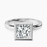 Eugenia Classic Bezel Solitaire Lab Diamond Engagement Ring in 18ct White Gold