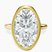 Pre-Designed 14kt Yellow Gold Eugenia Classic Bezel Solitaire Lab Diamond Ring