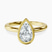Pre-Designed 14kt Yellow Gold Eugenia Classic Bezel Solitaire Lab Diamond Ring