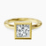 Eugenia Classic Bezel Solitaire Lab Diamond Engagement Ring in 18kt Yellow Gold