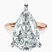Pre-Designed 14kt Rose Gold Mildred Hidden Halo Solitaire Lab Diamond Ring