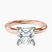 Mildred Hidden Halo Solitaire Lab Diamond Engagement Ring in 9ct Rose Gold