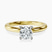 Pre-Designed 10kt Rose Gold Mildred Hidden Halo Solitaire Lab Diamond Ring
