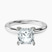 Pre-Designed Platinum Mildred Hidden Halo Solitaire Lab Diamond Ring