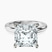 Pre-Designed Platinum Mildred Hidden Halo Solitaire Lab Diamond Ring
