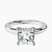 Pre-Designed Platinum Mildred Hidden Halo Solitaire Lab Diamond Ring