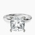 Pre-Designed Platinum Mildred Hidden Halo Solitaire Lab Diamond Ring