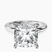 Pre-Designed Platinum Mildred Hidden Halo Solitaire Lab Diamond Ring