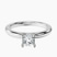 Pre-Designed 18kt White Gold Mildred Hidden Halo Solitaire Lab Diamond Ring