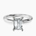 Pre-Designed Platinum Mildred Hidden Halo Solitaire Lab Diamond Ring