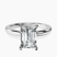 Pre-Designed Platinum Mildred Hidden Halo Solitaire Lab Diamond Ring
