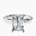 Pre-Designed Platinum Mildred Hidden Halo Solitaire Lab Diamond Ring