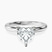 Pre-Designed Platinum Mildred Hidden Halo Solitaire Lab Diamond Ring