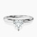Pre-Designed Platinum Mildred Hidden Halo Solitaire Lab Diamond Ring