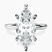 Pre-Designed Platinum Mildred Hidden Halo Solitaire Lab Diamond Ring