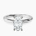 Pre-Designed Platinum Mildred Hidden Halo Solitaire Lab Diamond Ring