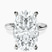 Pre-Designed Platinum Mildred Hidden Halo Solitaire Lab Diamond Ring
