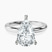 Pre-Designed Platinum Mildred Hidden Halo Solitaire Lab Diamond Ring