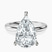 Pre-Designed Platinum Mildred Hidden Halo Solitaire Lab Diamond Ring