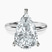 Pre-Designed Platinum Mildred Hidden Halo Solitaire Lab Diamond Ring