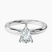 Pre-Designed Platinum Mildred Hidden Halo Solitaire Lab Diamond Ring