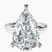 Pre-Designed Platinum Mildred Hidden Halo Solitaire Lab Diamond Ring
