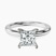 Pre-Designed Platinum Mildred Hidden Halo Solitaire Lab Diamond Ring