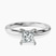 Pre-Designed Platinum Mildred Hidden Halo Solitaire Lab Diamond Ring