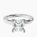 Pre-Designed Platinum Mildred Hidden Halo Solitaire Lab Diamond Ring