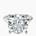 Pre-Designed Platinum Mildred Hidden Halo Solitaire Lab Diamond Ring