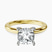 Pre-Designed 14ct Yellow Gold Mildred Hidden Halo Solitaire Lab Diamond Ring