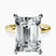 Pre-Designed 14kt Yellow Gold Mildred Hidden Halo Solitaire Lab Diamond Ring
