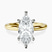 Pre-Designed 18kt Yellow Gold Mildred Hidden Halo Solitaire Lab Diamond Ring