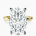 Pre-Designed 14kt Yellow Gold Mildred Hidden Halo Solitaire Lab Diamond Ring