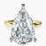 Pre-Designed 10kt Yellow Gold Mildred Hidden Halo Solitaire Lab Diamond Ring